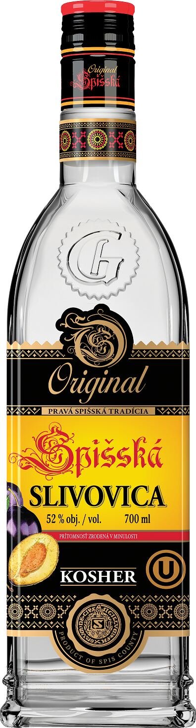Originál Spišská Kosher Slivovica 52% 0,7L