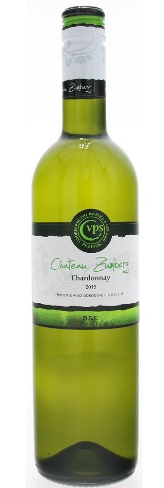 Víno Château Zumberg Chardonnay, akostné biele suché 0,75L