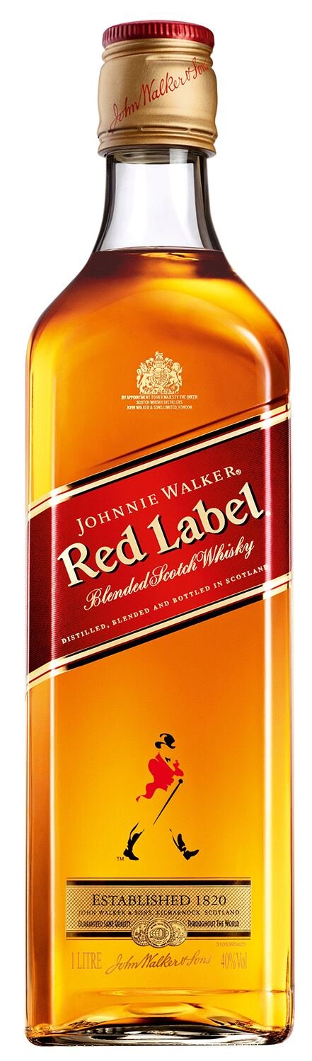 Whisky Johnnie Walker Red 40% 1L