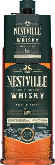 Nestville Whisky Blended 40% 0,7L+ploskačka