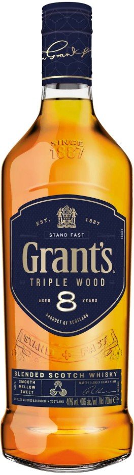 Whisky Grant's Triple Wood 8y 40% 0,7L
