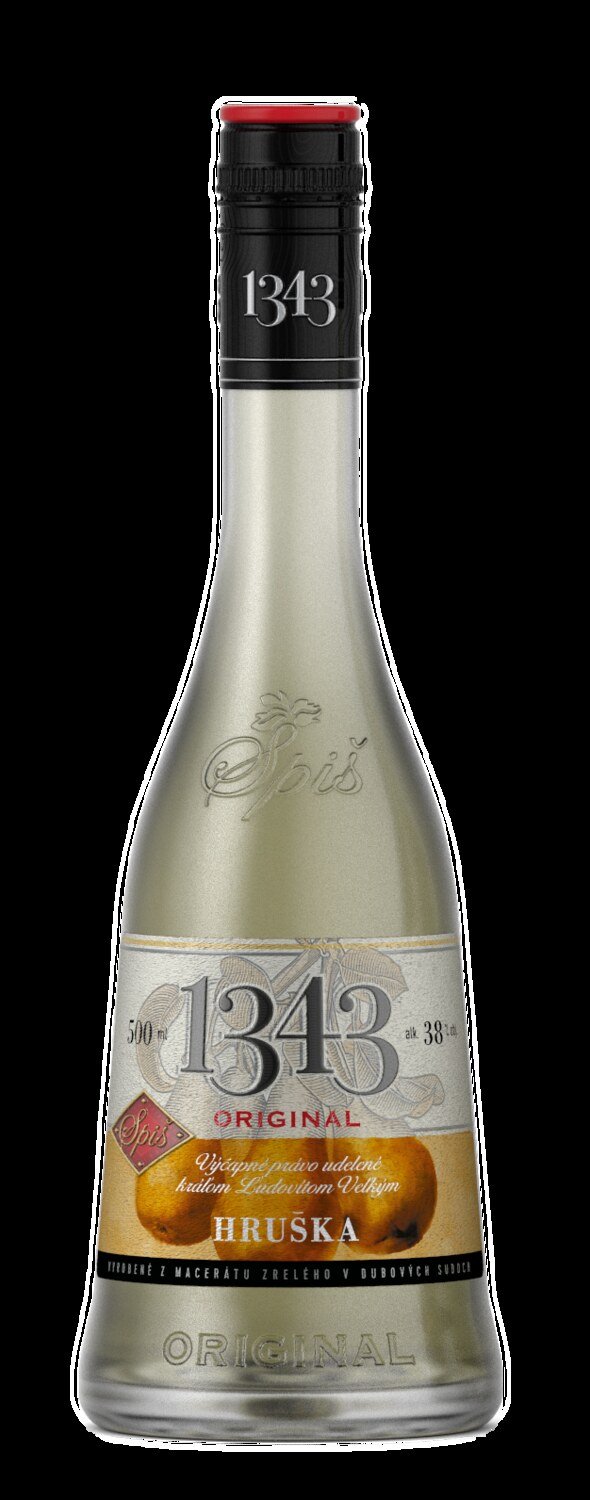 Spiš Originál 1343 Hruška 38% 0,5L