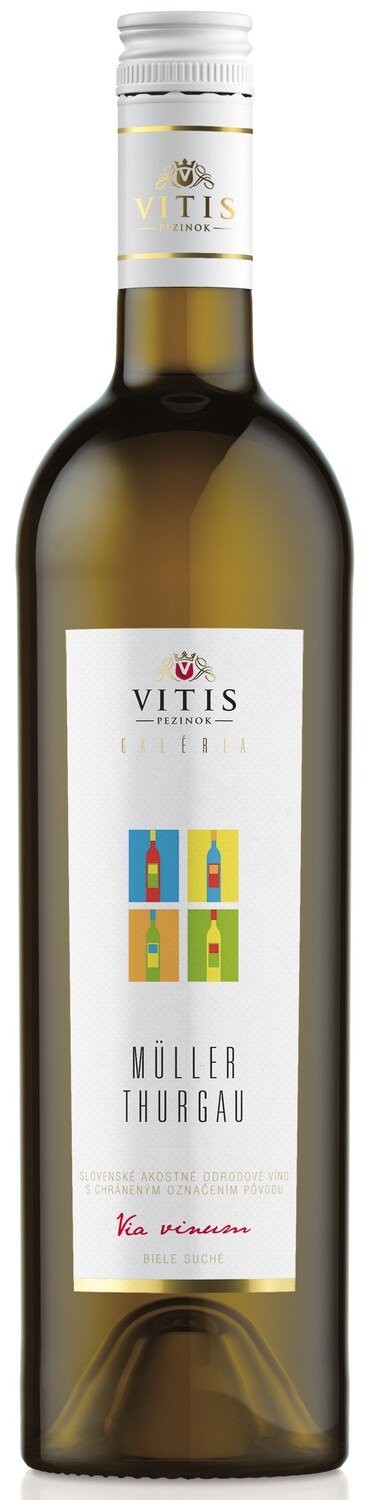 Víno Vitis Pezinok Galéria Muller Thurgau biele suché 0,75L