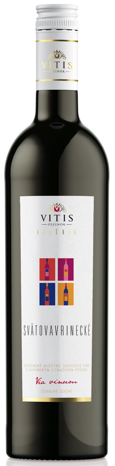 Víno Vitis Pezinok Galéria Svätovavrinecké červené suché 0,75L