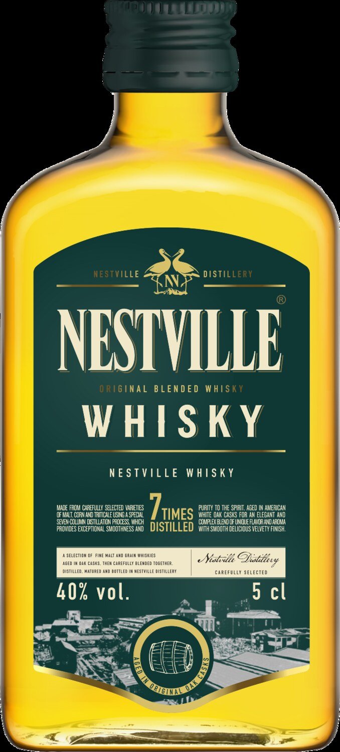 Whsiky Nestville miniatúrka 40% 0,05L