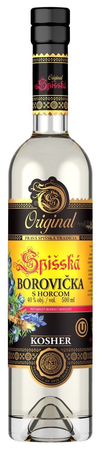Spišská Borovička s Horcom Kosher 40% 0,5L