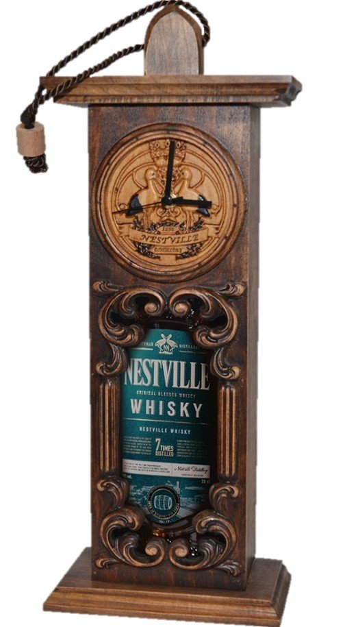 Nestville Whisky Blended 3yo 40% 0.7L drevené hodiny
