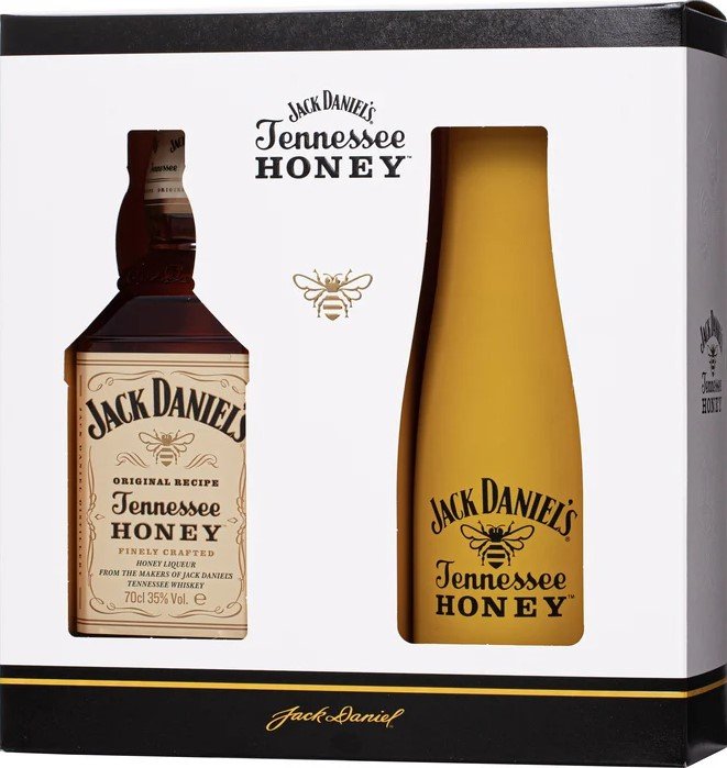 Whisky Jack Daniels Honey s termoskou 35% 0,7L poškodený obal