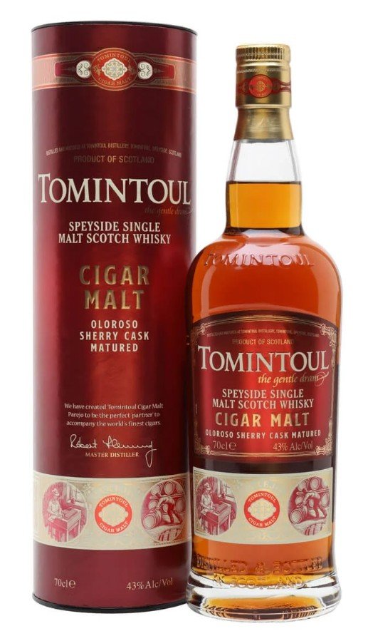 Whisky Tomintoul Cigar Malt 43% 0,7L