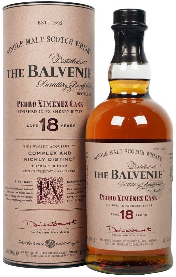 Whisky Balvenie 18y single malt 48,7% 0,7L