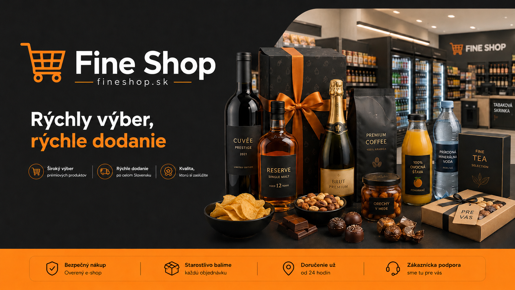 Fine Shop – rýchly výber a rýchle dodanie