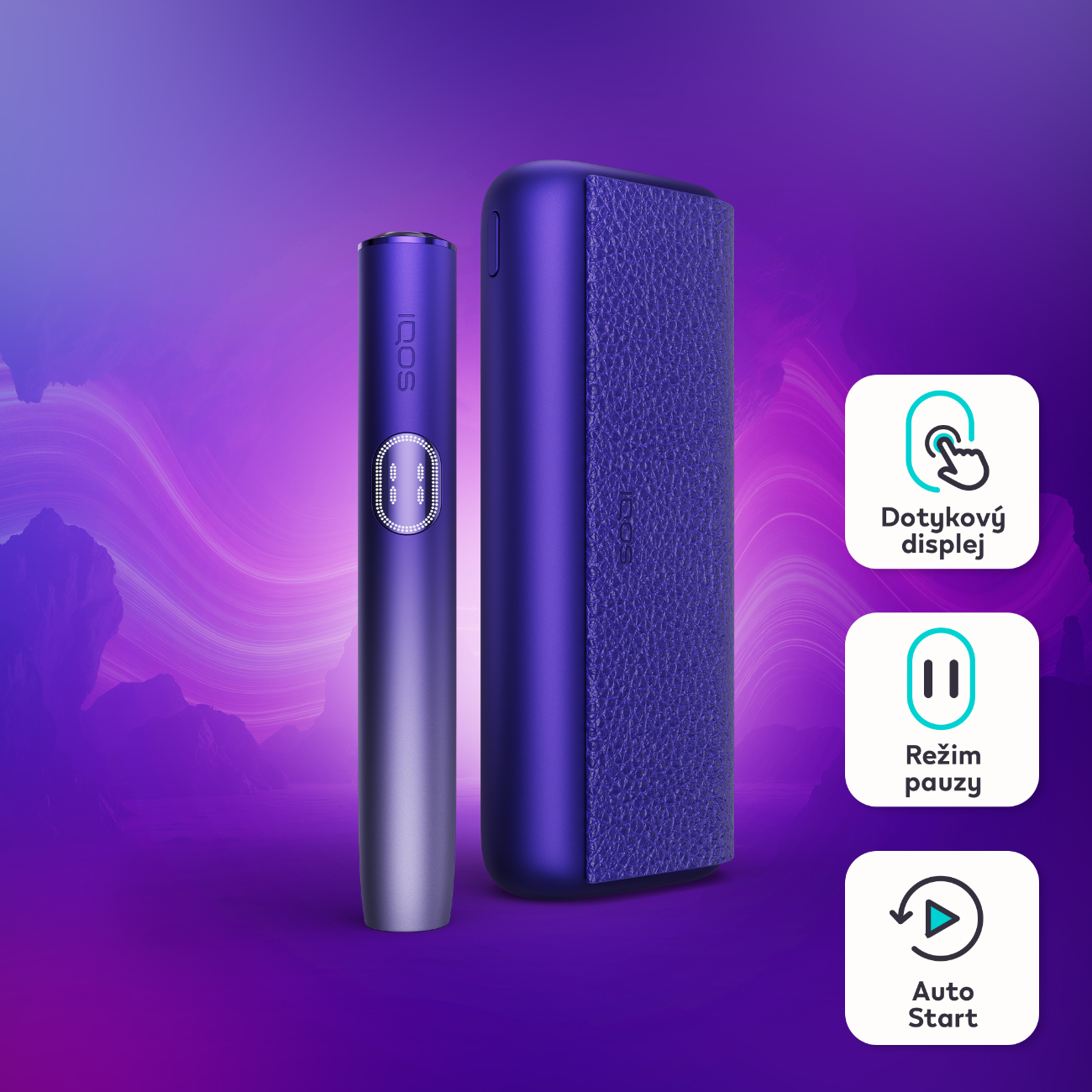 IQOS ILUMA i PRIME Electric Purple sada